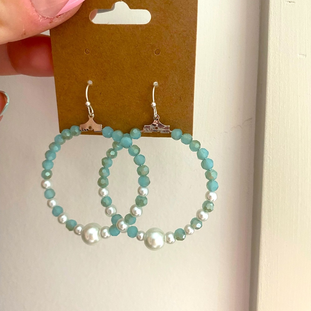 Handmade hoop earrings